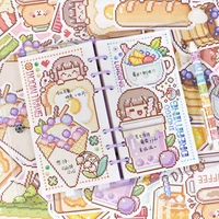 30pcslot memo pads sticky notes vintage north island paper junk journal scrapbooking stickers office school stationery