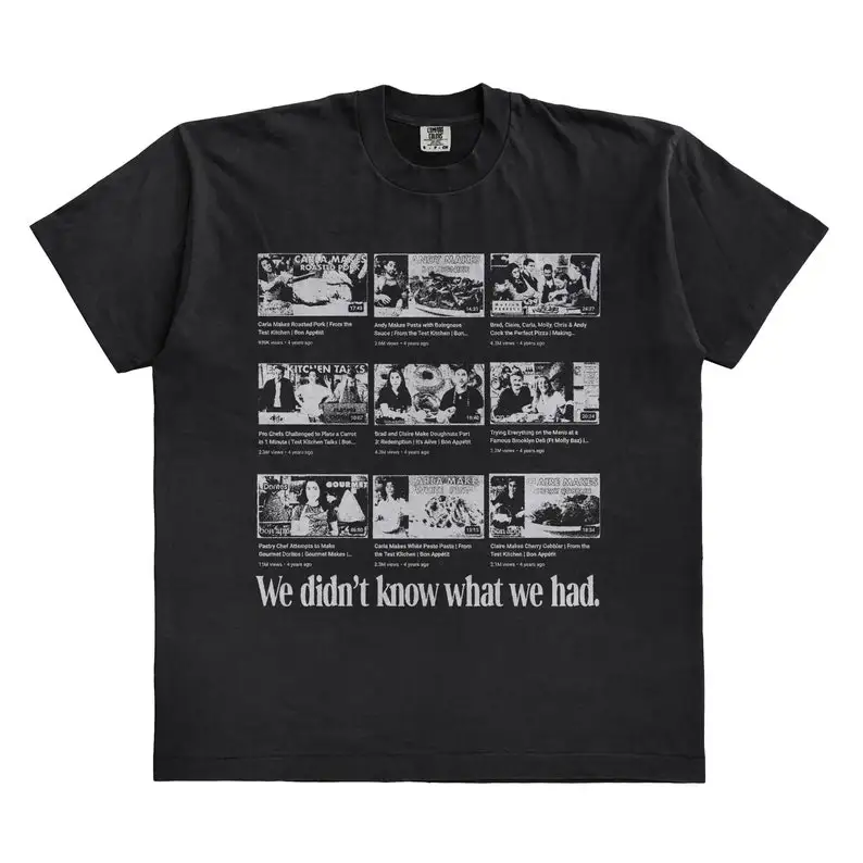 Мы не знаем что мы Had Bon Appetit Тестовая кухонная футболка