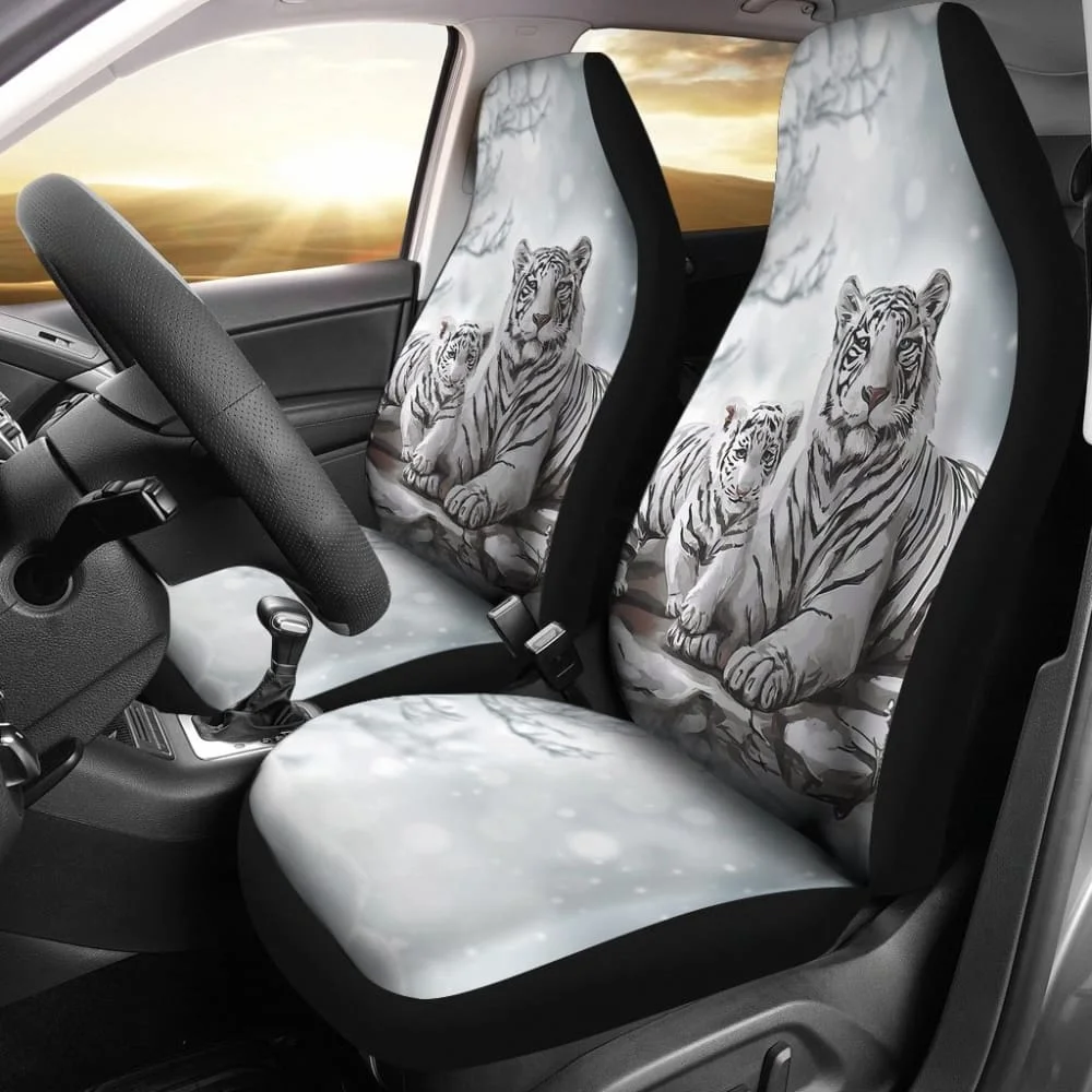 

Tiger Love Car Seat Covers 211302,Pack of 2 Universal Front Seat Protective Cover