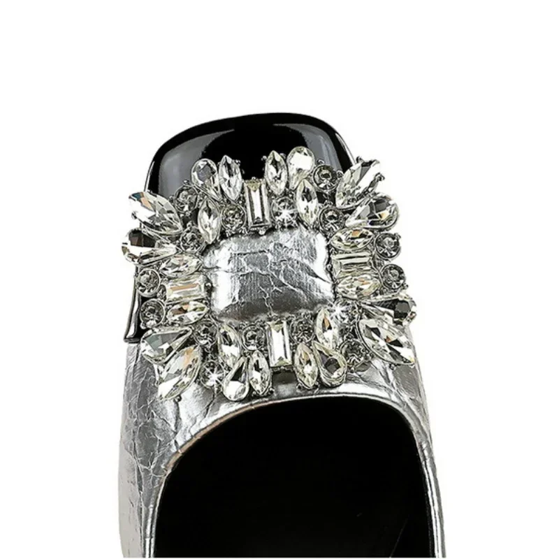 Обувь BIGTREE женские туфли-лодочки с металлическими украшениями и кристаллами