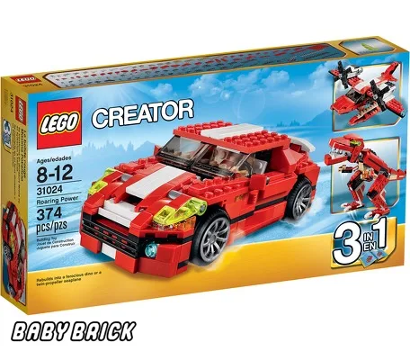 Конструктор Lego Creator 31024 Красный мощный автомобиль 8+ | Игрушки и хобби