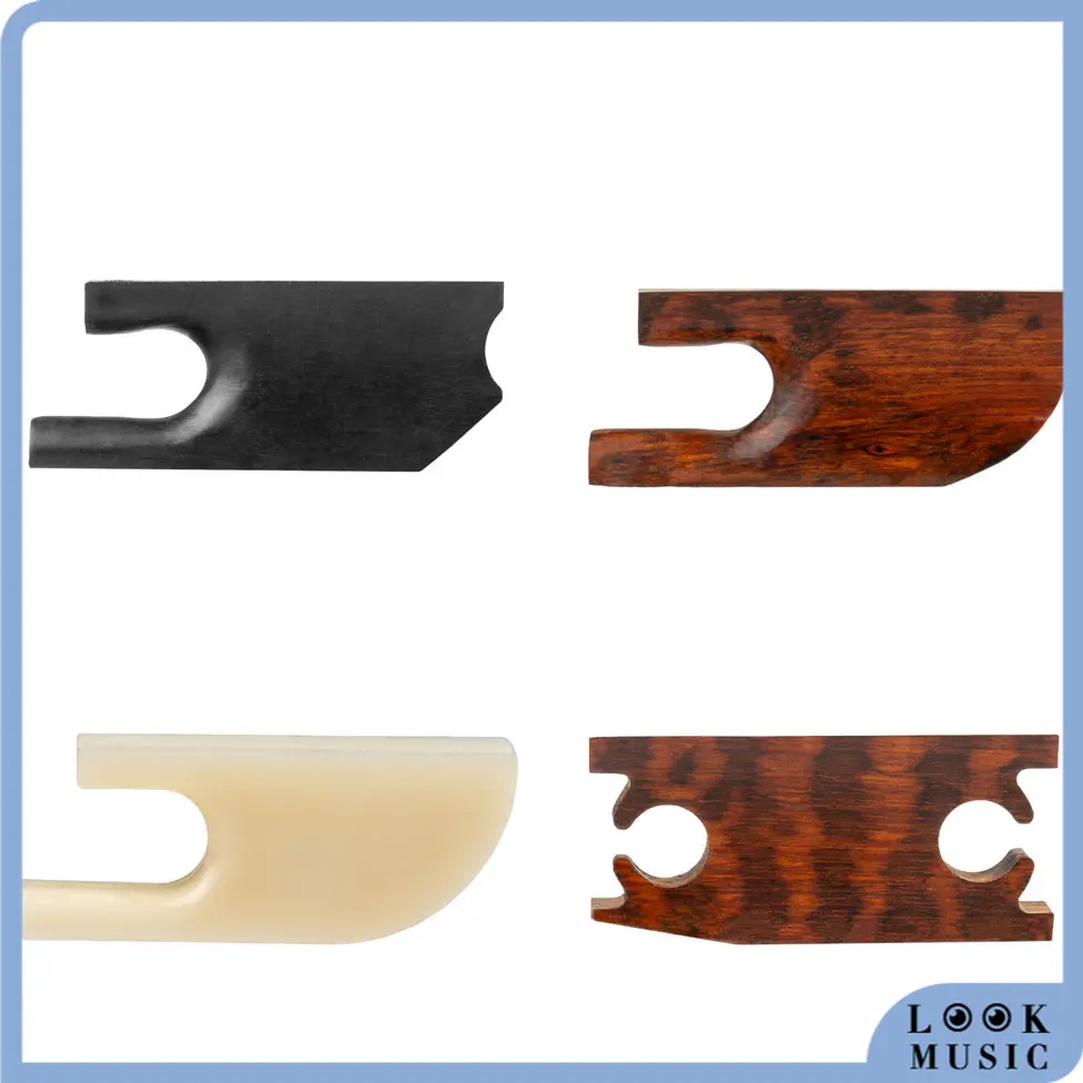 

LOOK Snakewood & Ebony Violin Bow Frog Baroque Style Violin Bow Parts 4/4 Violin Fiddle Replacement