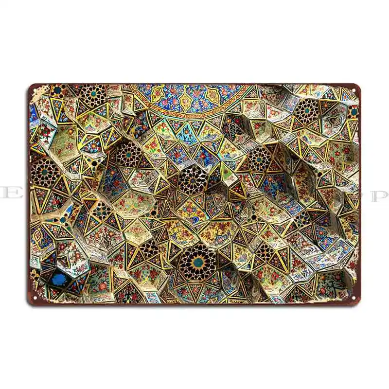 Плитка мозаика потолок Shiraz металлический знак проектирование кинотеатра