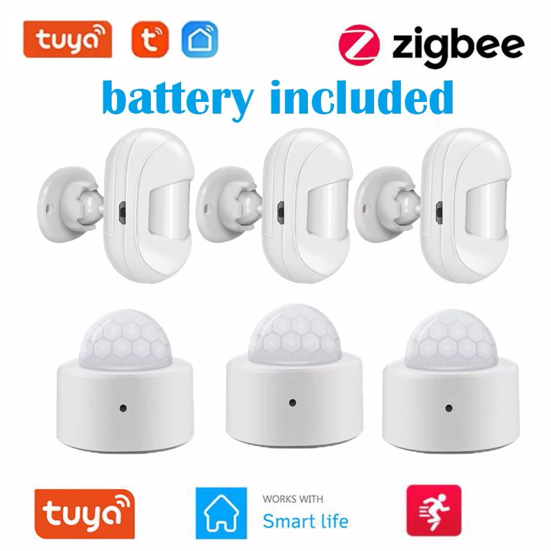 

Tuya Zigbee PIR Motion Sensor Smart Human Body Sensor Body Movement Passive Infrared Smart Home For ZigBee Gateway Smart Life