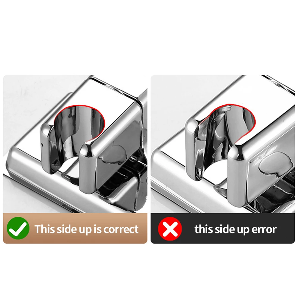 

1 Pcs Shower Head Holder Free Adjustable Wall Mounted Shower Holder Self-Adhesive Handheld Bracket Shower Head Accessories
