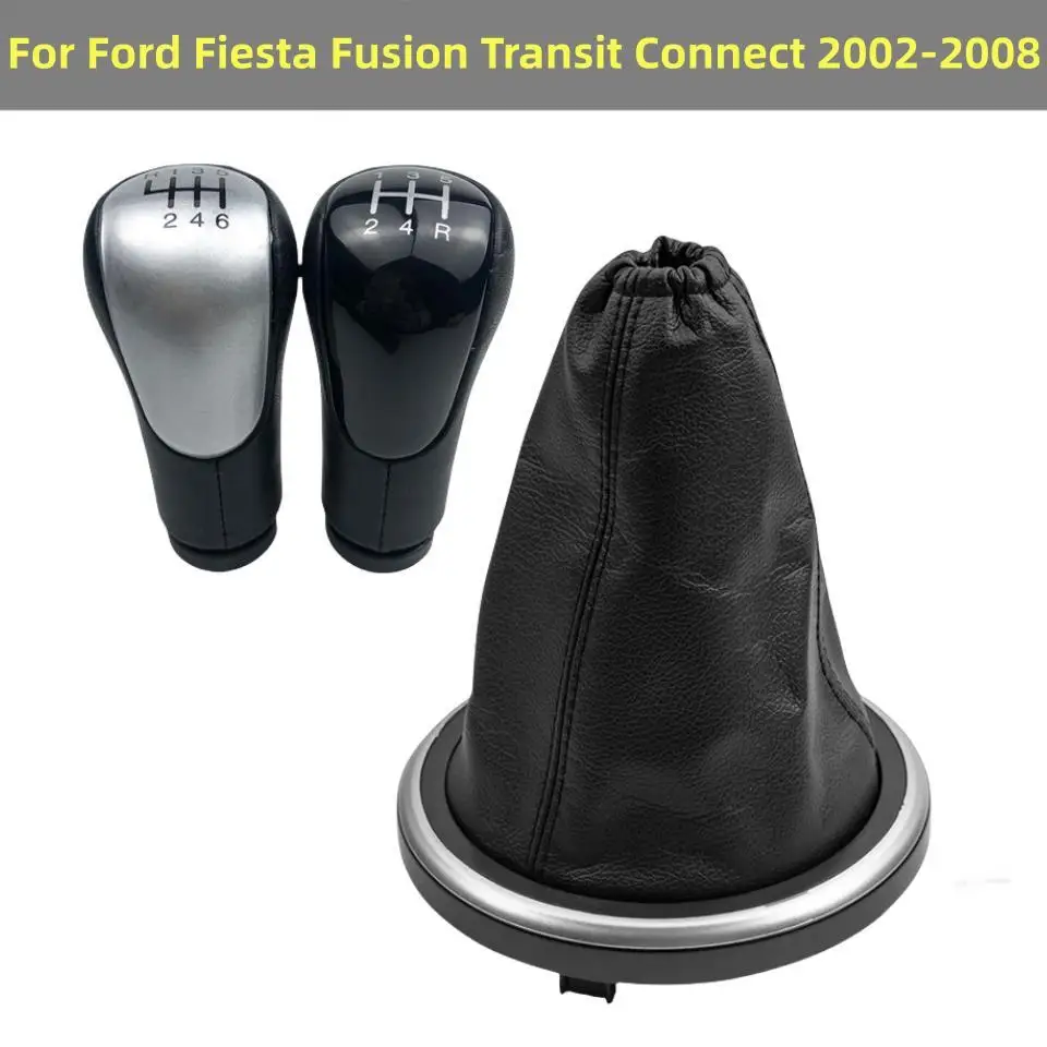 

Для Ford Fiesta MK6 Fusion Transit Connect 2002-2008 рукоятка переключения передач рычаг переключения передач Чехол для багажника Аксессуары для стайлинга автомобиля