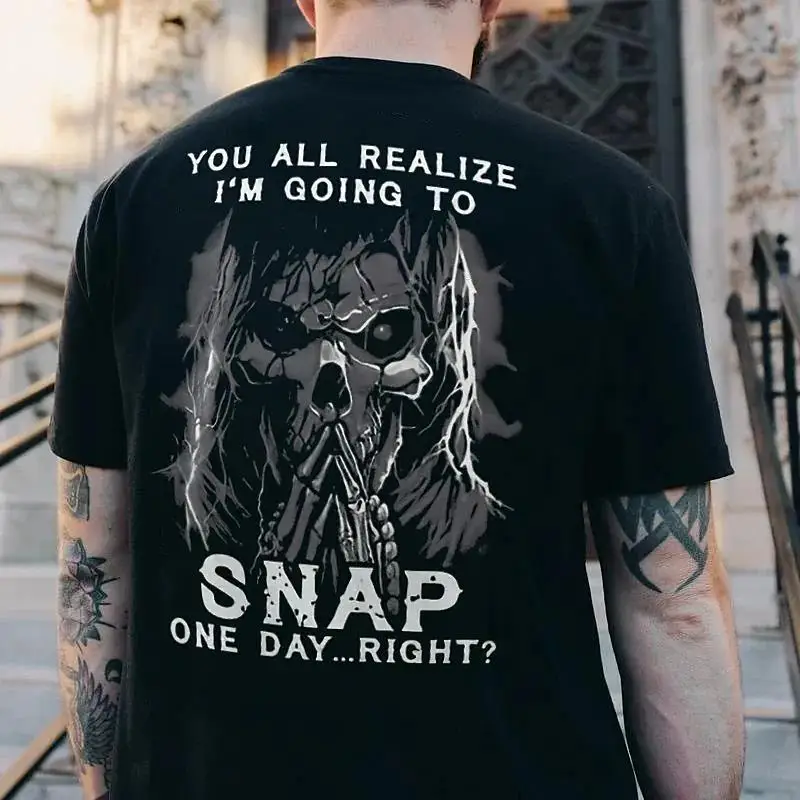 

Men's T Shirts Clothing 3D Vintage Skull Printed T Shirts Summer Short Sleeve Hip Hop O Neck Oversized T-shirts Punk Streetwear