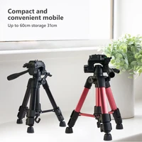 profesional aluminum mini tripods camera tripod stand with smartphone holder vlog video for ios dslr camera smartphone