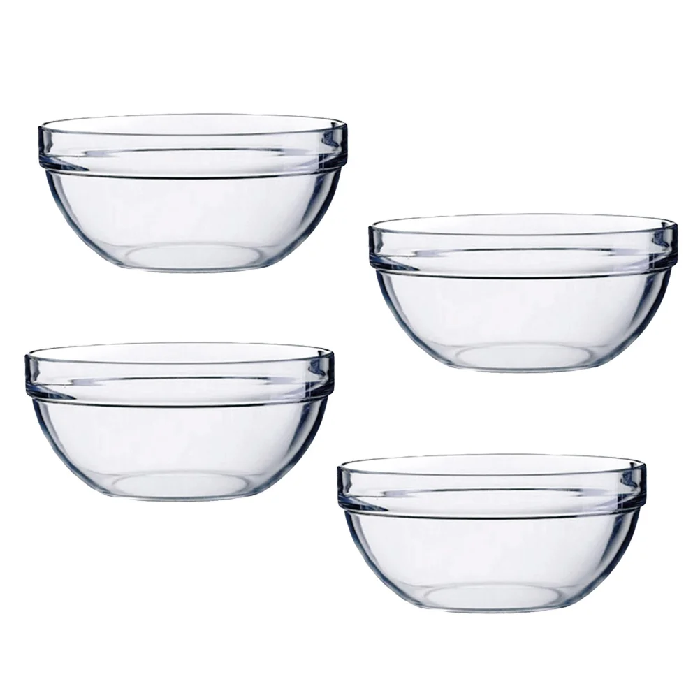 

Bowl Serving Salad Snack Bowls Fruit Plate Round Transparent Dinnerware Easter Party Pasta Appetizer Chips Acrylic Dish Thicken