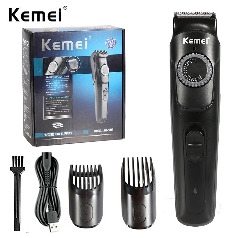 

Регулируемый триммер для бороды и волос от Kemei для мужчин, перезаряжаемая машинка для стрижки усов и усов, машинка для стрижки волос для ухода за лицом, устройство для стрижки волос