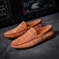 brown men loafers casual shoes boat shoes men sneakers 2021 new fashion driving shoes walking casual loafers male sneakers shoes