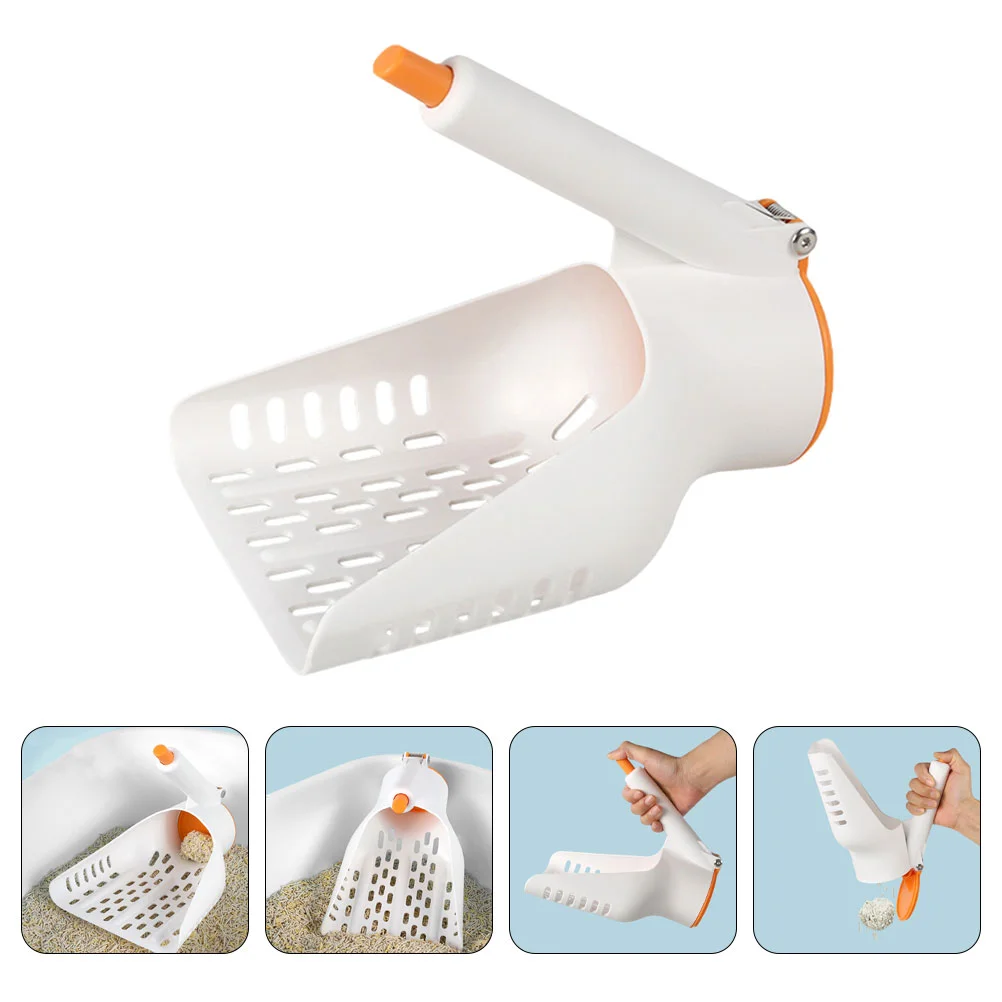 

Litter Cat Scoop Scoopersifting Box Poop Scoops Pet Cleaning Home Sand Holder Scoopers Sifter Accessories Furniture Supplies