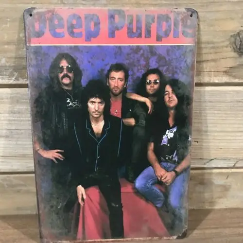 Темно-фиолетовый знак lLb идеальные незнакомые линейные металлические знаки 8x12