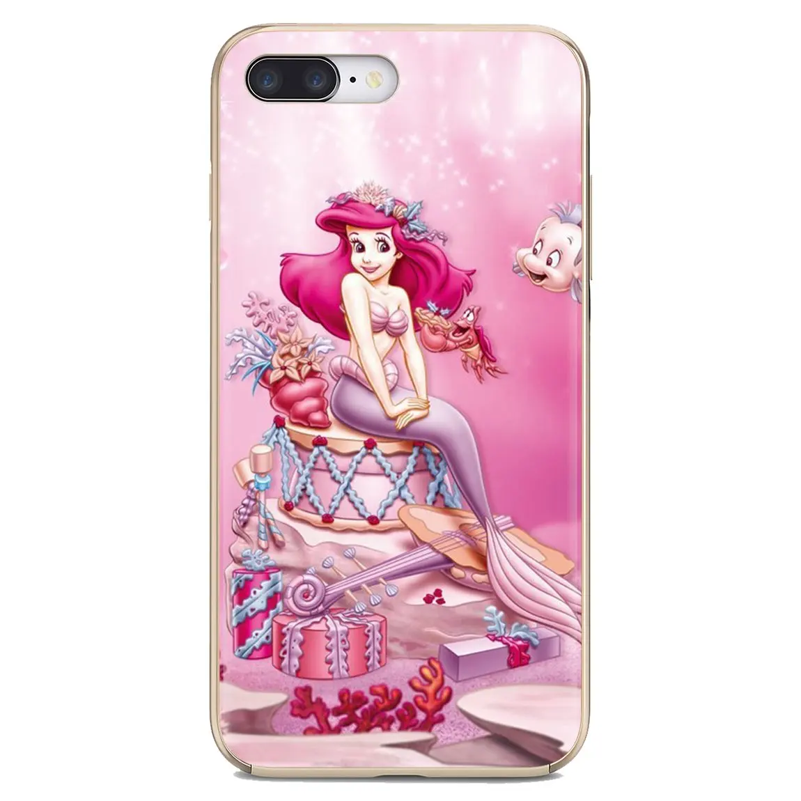 Дешевый силиконовый чехол для телефона с принцессой Русалочки Xiaomi Redmi Note 10 10s 3S 4 4X