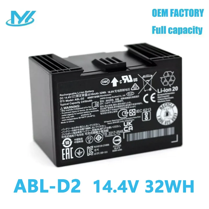 Фото ABL-D2 14,4 В 32 Втч 2200 мАч для iRobot Roomba j5+ j6+ j7 j8 e5 e6 i1 i2 i3 i4 i5 i6 i7+ i8+ серии для Roomba Combo j5 i5 j7 j8 Se №1