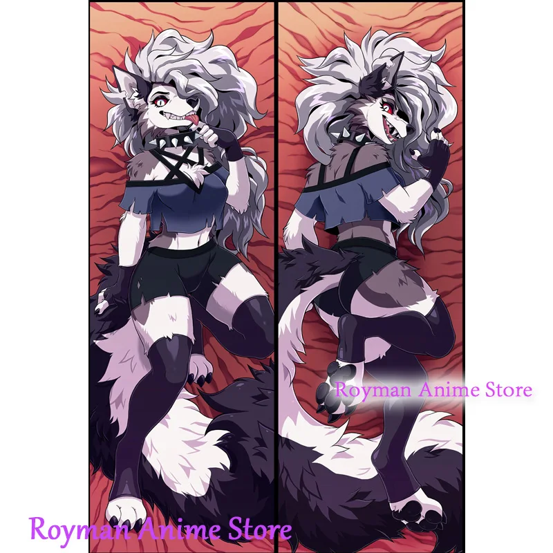 

Dakimakura Anime Loona (helluva boss) Furry Double Sided Print Life-size Body Pillow Cover