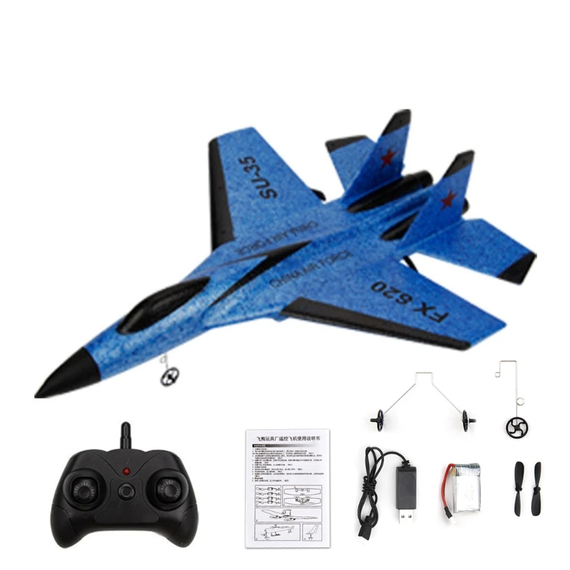 

Stunt R/C Aircraft Remote Controlled Glider Simulation SU35 Fighter Easy Flying Toy Children Boys Favor Christmas Gift