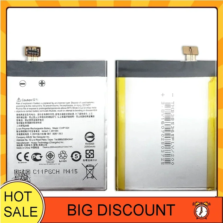 Сменный аккумулятор для мобильного телефона C11P1324 Asus ZenFone 5 A500G A500 A500CG A501CG A500KL ZenFone5