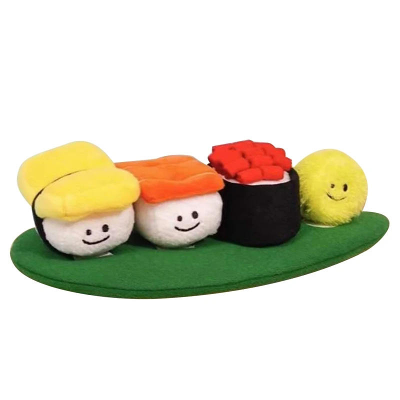 

Funny Plush Snuffle Dog Toy Squeaky Pet Interactive Puzzle Toy for Small Puppies