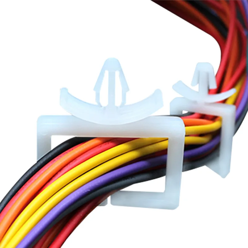 100 шт. нейлоновые зажимы для кабеля PA66