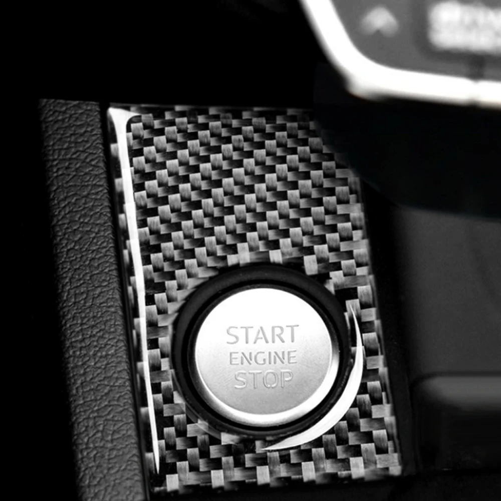 Наклейка с одной кнопкой для запуска автомобиля модификация интерьера узор из