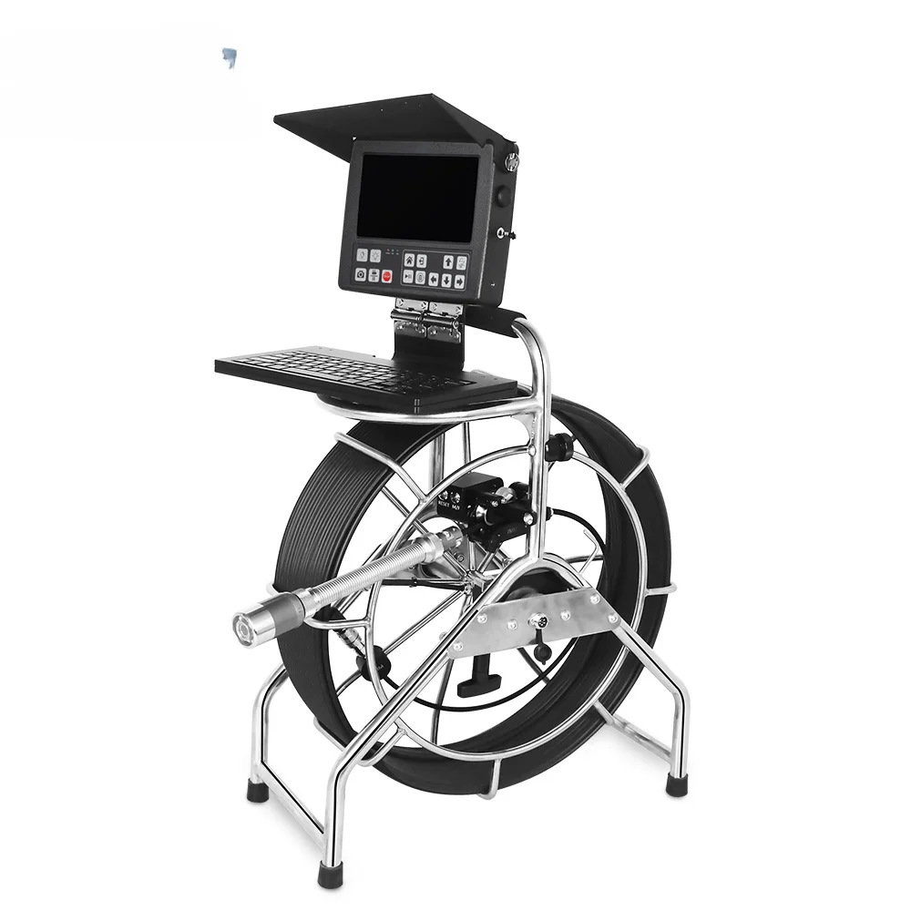 Система контроля трубопровода с кабелем 60 м HD водонепроницаемые камеры для