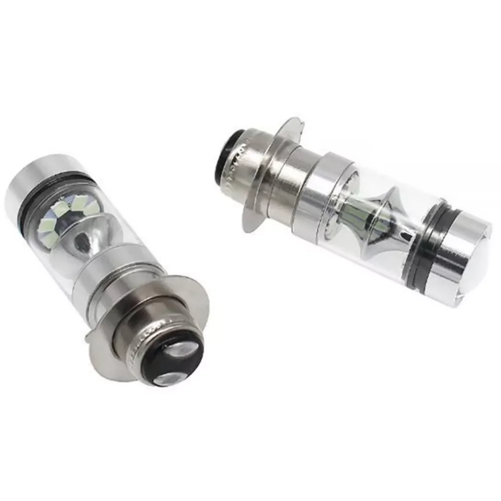 

New Motorcycle led modified headlights H6 PX15D 100W 20SMD 8000K Head Light Lamp Bulb Durable and Sturdy Hot