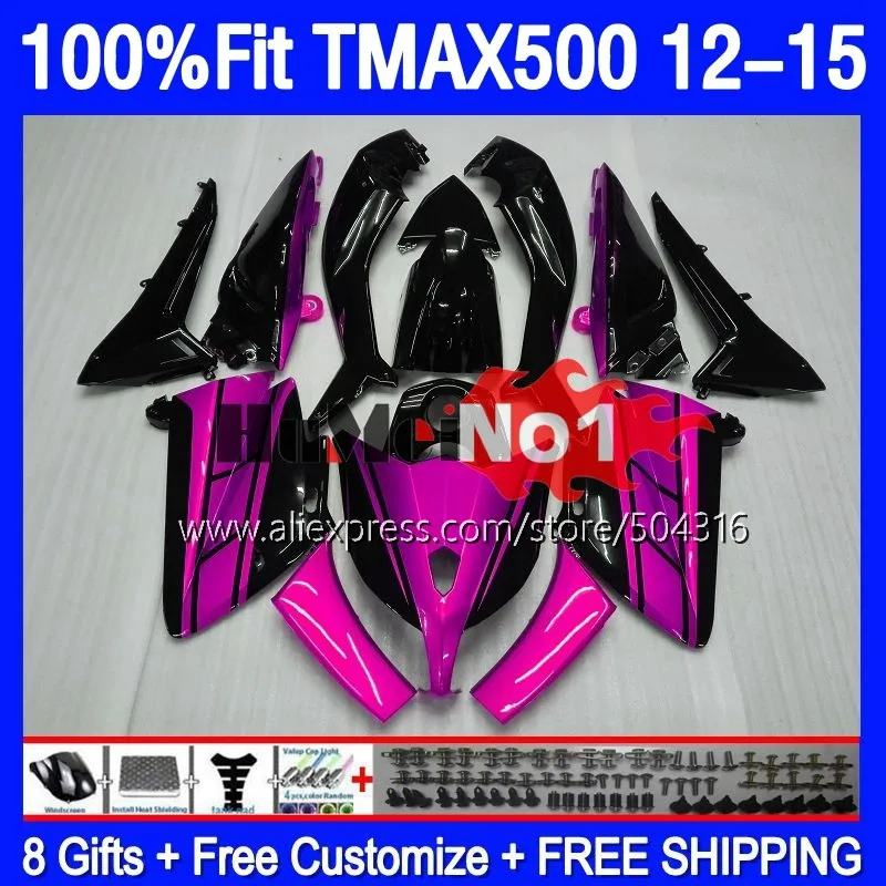 

Инъекция для YAMAHA MAX-500 TMAX500 TMAX MAX 500 171MC.82 MAX500 T-MAX500 12 13 14 15 2012 2013 2014 2015 обтекатель металлический розовый