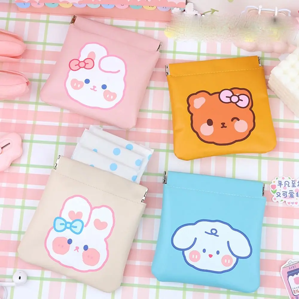 

PU Leather Portable Coin Purse Small Earphone Bag Headphone Organizer Mini Sundry Cosmetic Lipstick Sanitary Pad Storage Bag