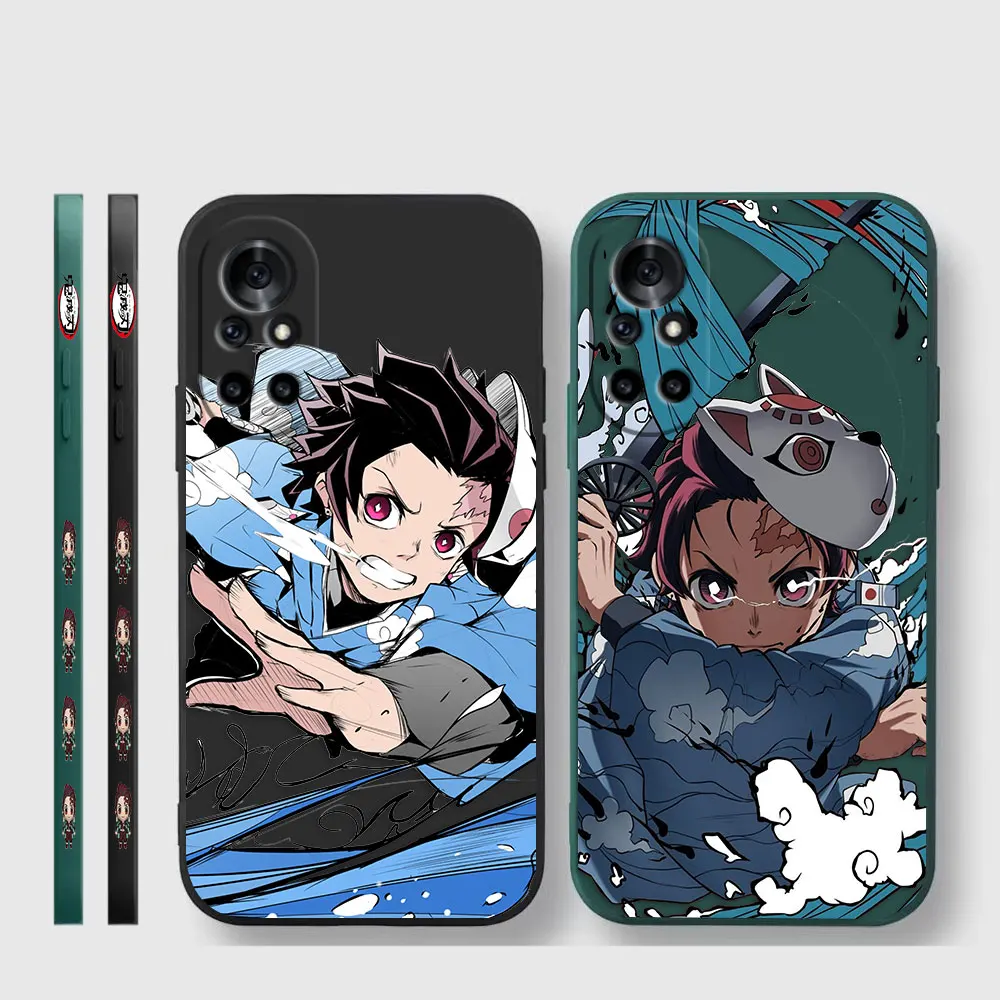 Tanjiro Kimetsu No Yaiba Case For Huawei NOVA 7 6 5I 5 4 3 3I 2S 2 8 9 10 SE PRO PLUS Colour Simple Case Cover Funda Shell Capa