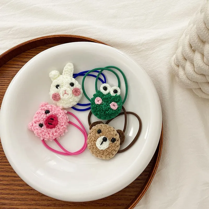 

Cute Animal Women Hair Ropes Temperament Hair Bands Elastic Rubber Band Ponytail Holder Gum for Hair Ties Scrunchies Hairband