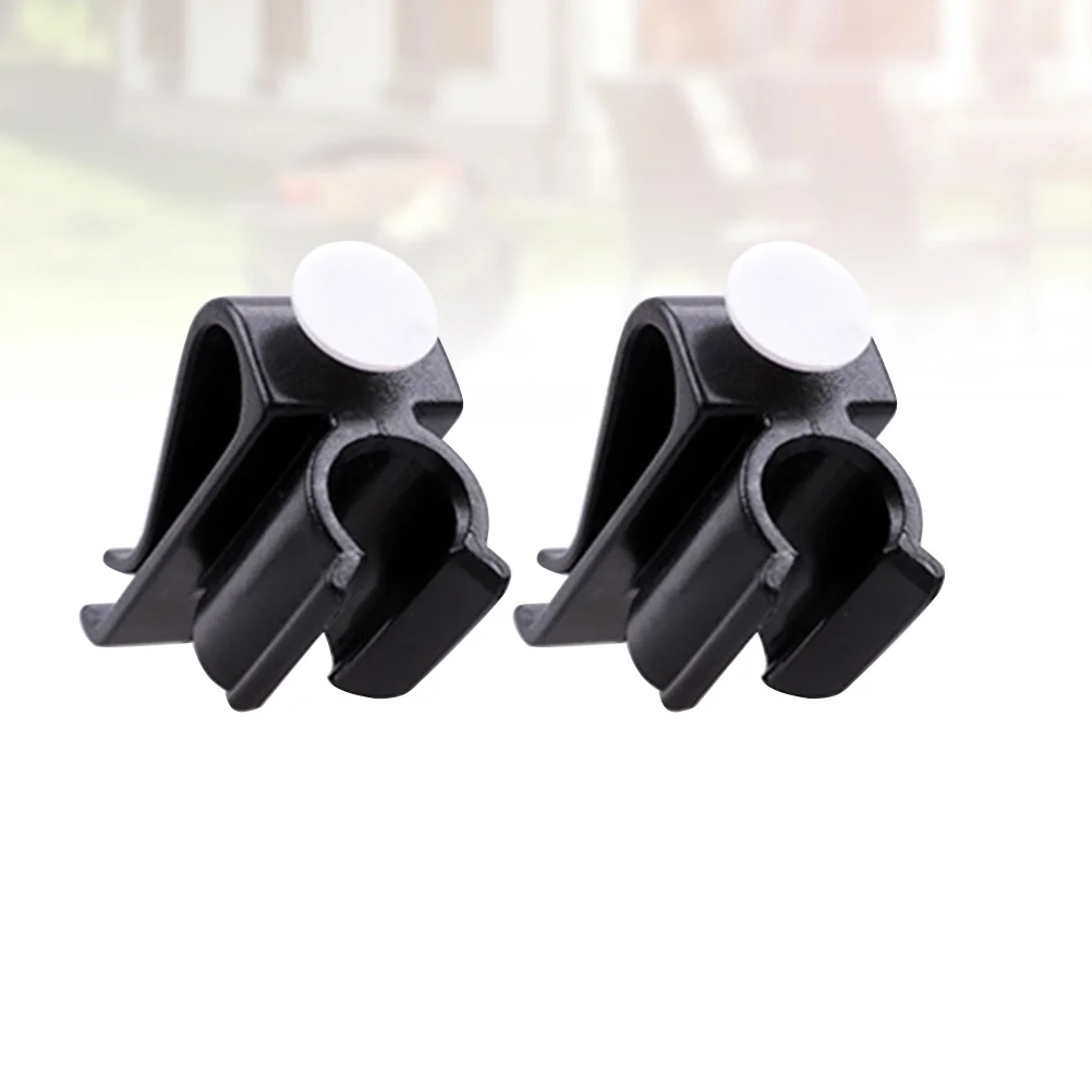 

LIOOBO Putter Clip Clip on Putter Clamp Holder Organizer Marker for Accessories 2pcs ( Black )