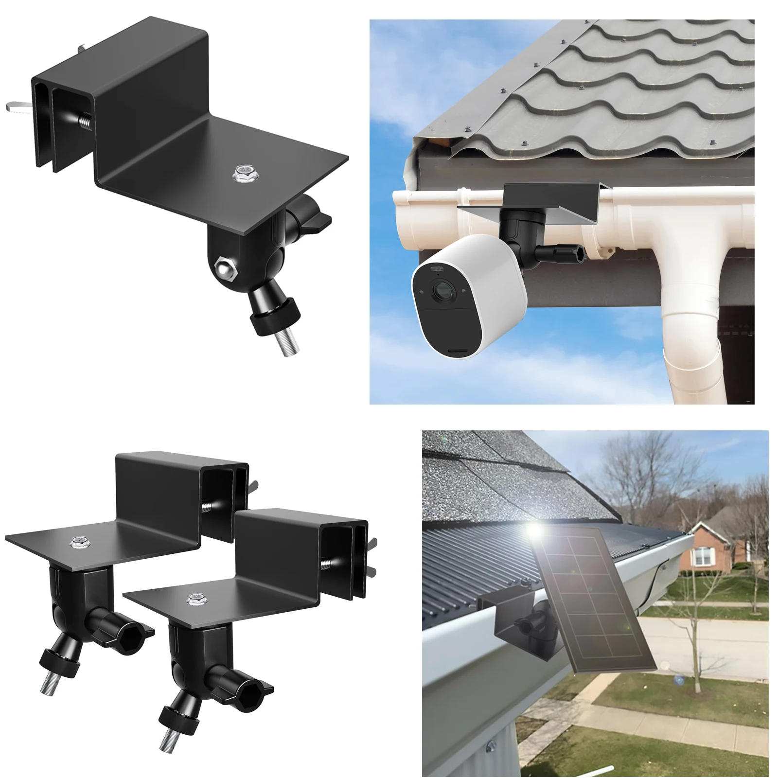 Погодостойкое крепление для желоба Арло Pro/2/3/4/HD/Ultra 2/Go 2/Essential/Outdoor/Eufycam E/2C/2C Pro/2 pro/E20