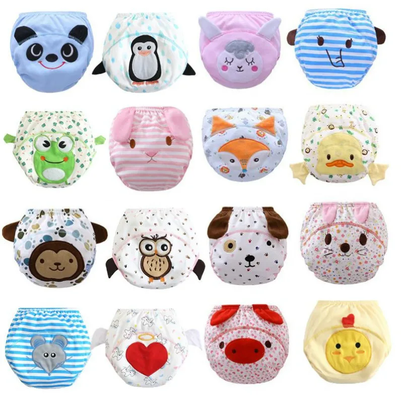 30pc/Lot 3Layers Diapers  Reusable Baby Infant Nappy Training Pants Girls Boys Underwear