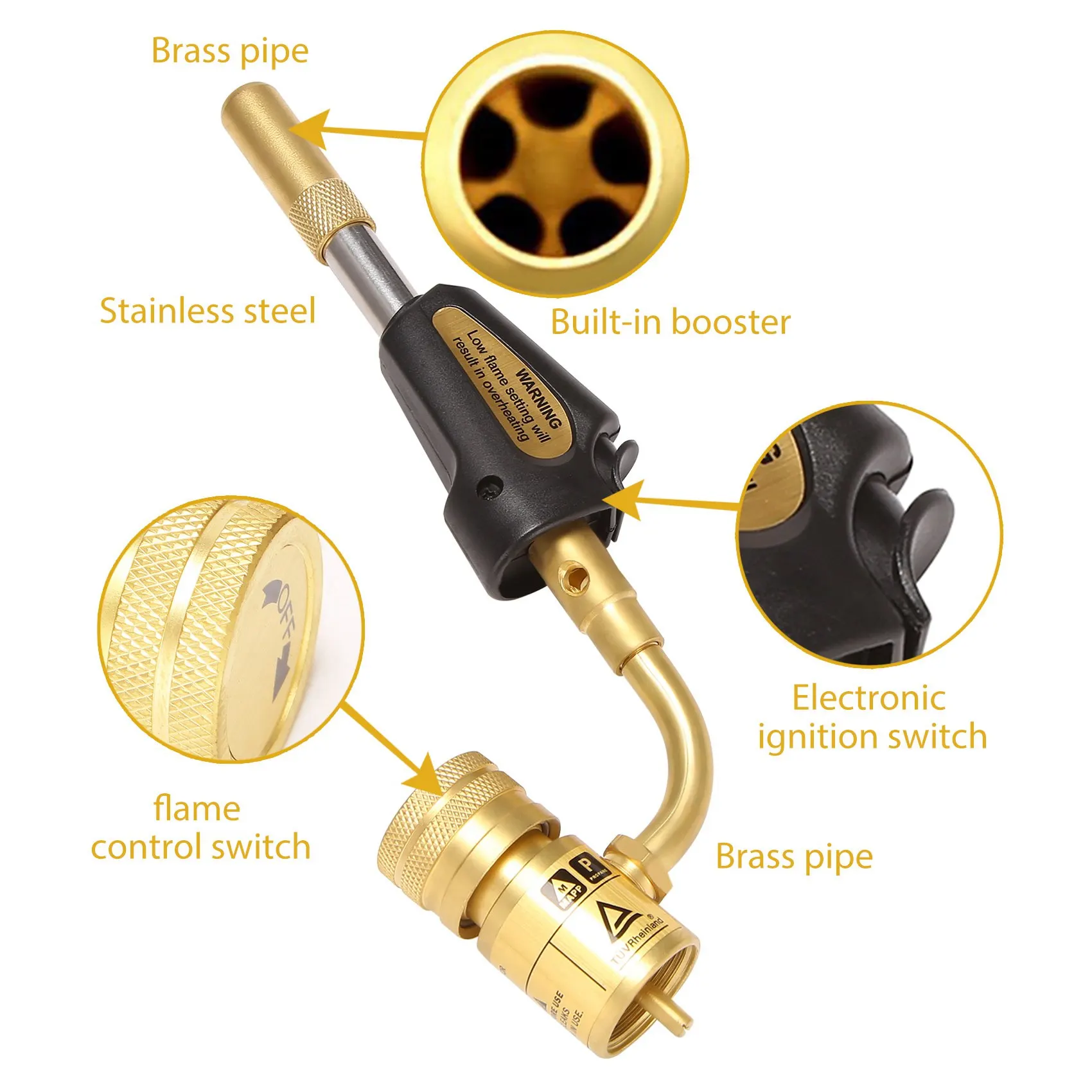 Насадки для турбогорелки газовый самовоспламеняющийся регулятор пайка