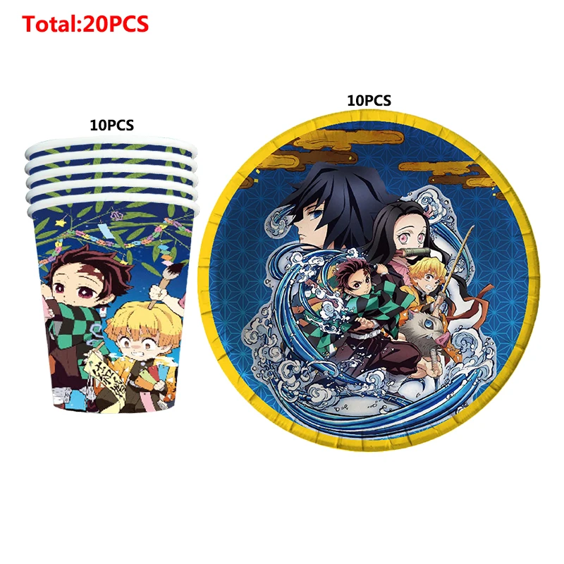 

Набор для декора вечеринки Demon Slayer