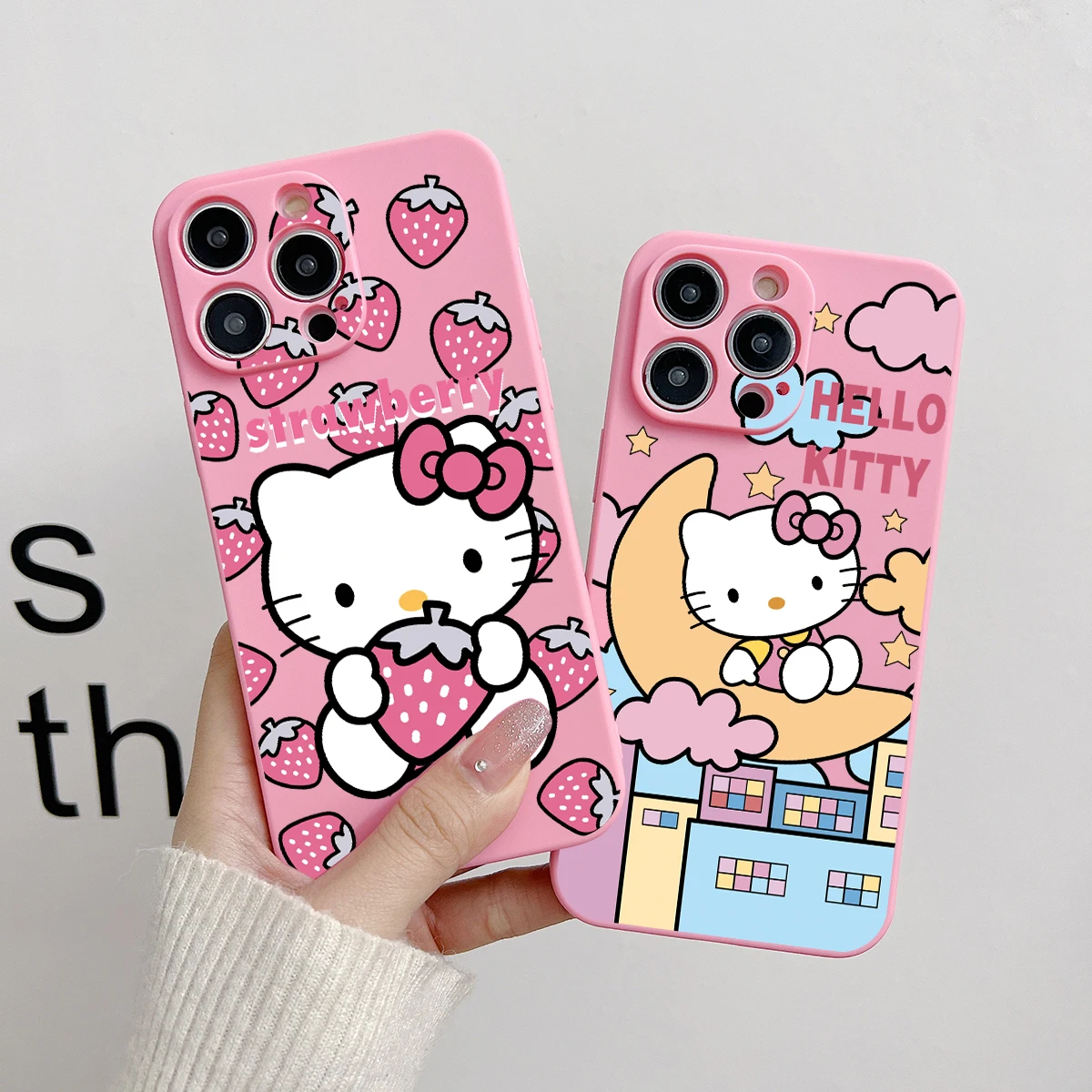 Чехол из ТПУ для Huawei Nova 11SE Y72 Honor X6A X7A X7B X8A X5 X9B X8B 90 100 lite Moon Hello Kitty