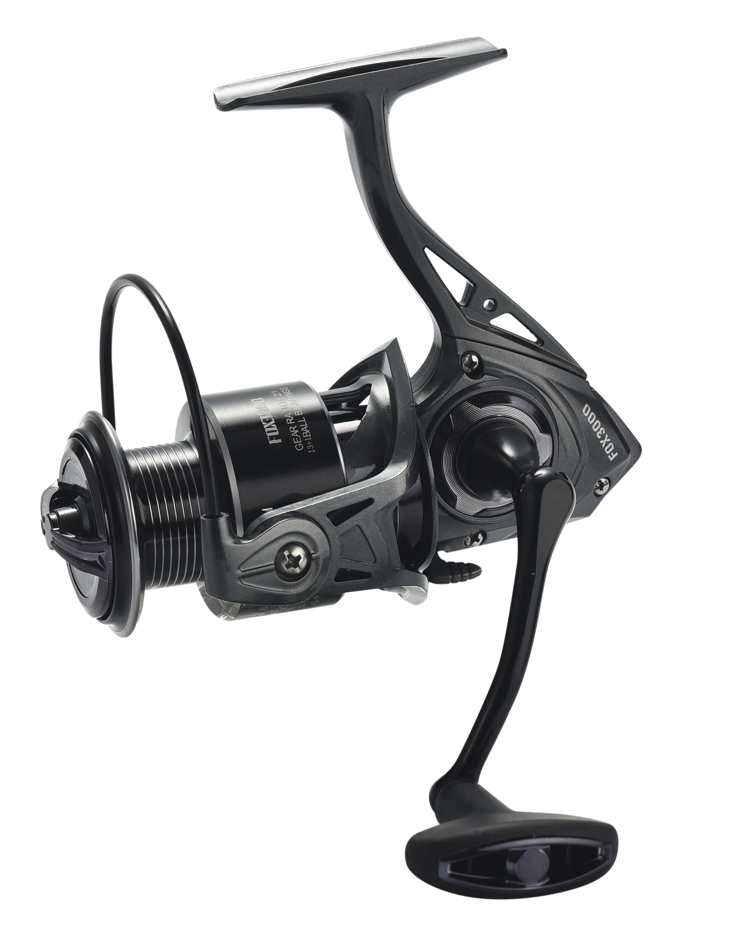 Lizard 1000-5000  Full Metal Fishing Reel 6.2:1 Ratio 13+1 Stainless Steel Bearing  Screw-in Handle Spinning For Fishing