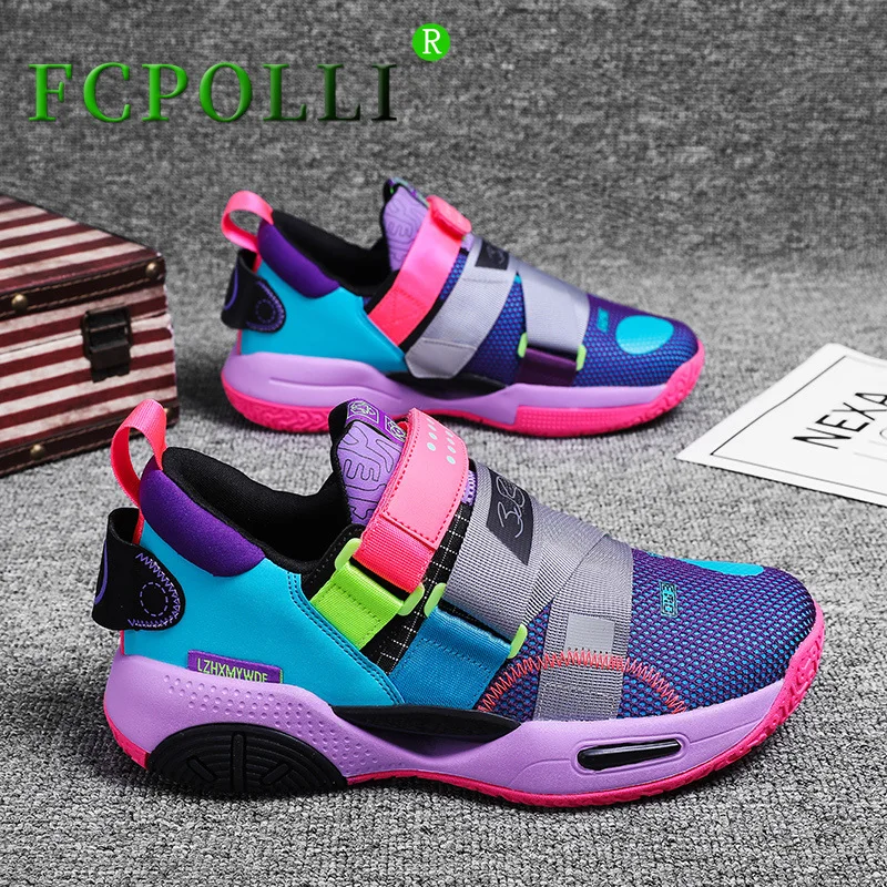 Best Selling Couples Basketball Training Shoe Anti Slip Basketball Sneakers Boy Outdoor Sport Shoe Brand Basket Shoes Unisex