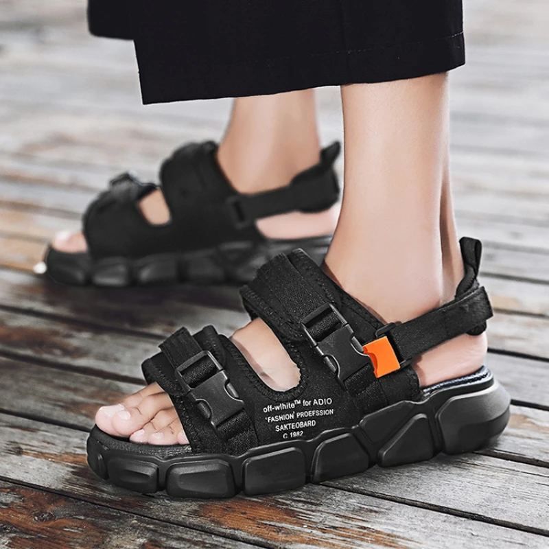 Мужские сандалии новинка 2024 мужская повседневная обувь для мужчин шлепанцы