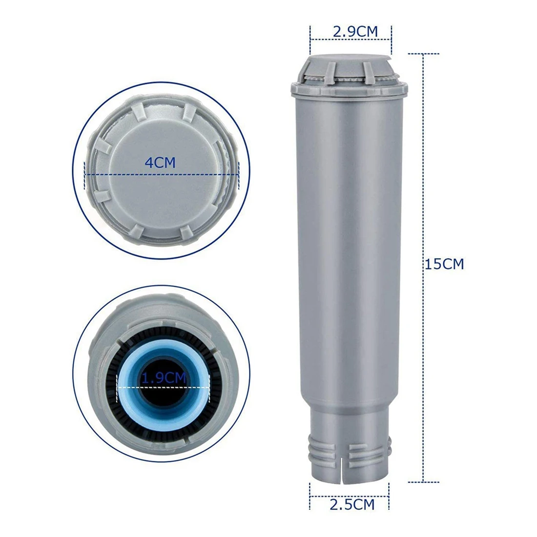 8 шт. фильтр для воды эспрессо-машины Krups Claris F088 Aqua Filter System Siemens Bobch Nivona Gaggenau AEG Neff