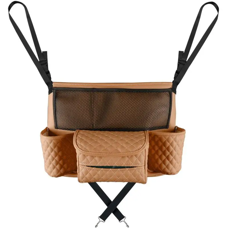 

Between Seat Car Organizer Adjustable Auto Seat Storage Holder Vehicles Between Seat Pocket For Headrest Seat Backs Universal