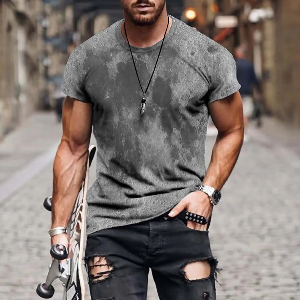

Summer 3D Printing T-Shirt for Men Lattice Ancient Mythical Animal Images Cool Breathable Short Sleeves Trendy Casual T-shirt