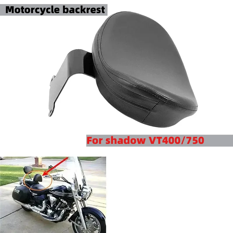 Фото Подушка для заднего сиденья мотоцикла Honda Shadow Aero VT400 VT750 2004 года и новее, передняя/средняя/задняя спинка для водителя и пассажира №1