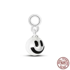 Модные подвески счастливая улыбка мини Подвески Бусины Подходят для браслета Пандоры ожерелье оригинальные подвески ювелирные изделия