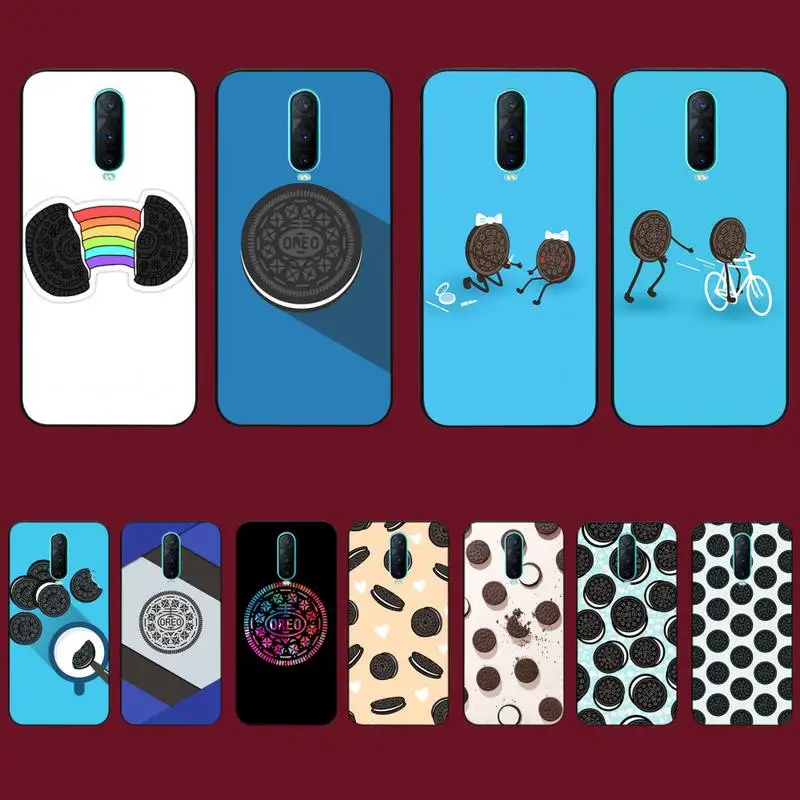 

Yinuoda Oreo Biscuits Phone Case for Vivo Y91C Y11 17 19 17 67 81 Oppo A9 2020 Realme c3