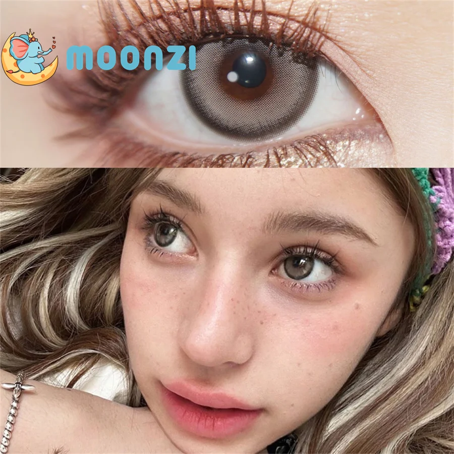 

Loch Ness Brown Eye Lens Small Beauty Pupil Myopia Lenses Color Contact Lenses for Eyes Lenses With Diopters Prescription