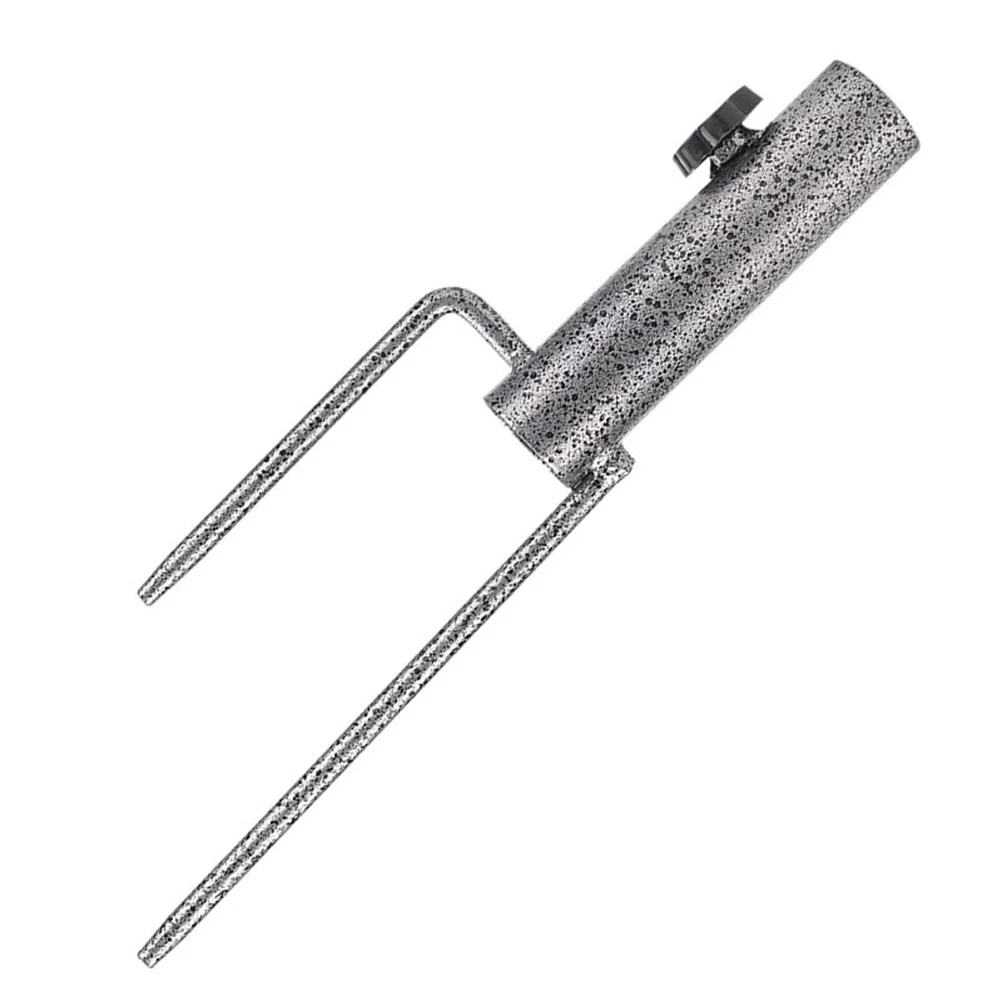 

Уличная стойка для зонтиков, Прочная Железная Регулируемая кнопка, для сада, пляжа, луга, земли, трости для рыбалки