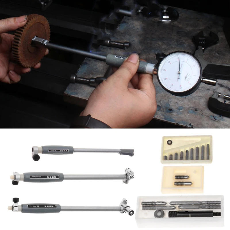 

Inner Diameter Gauge Measuring Rod Measuring Tools Hole Dial KXRE