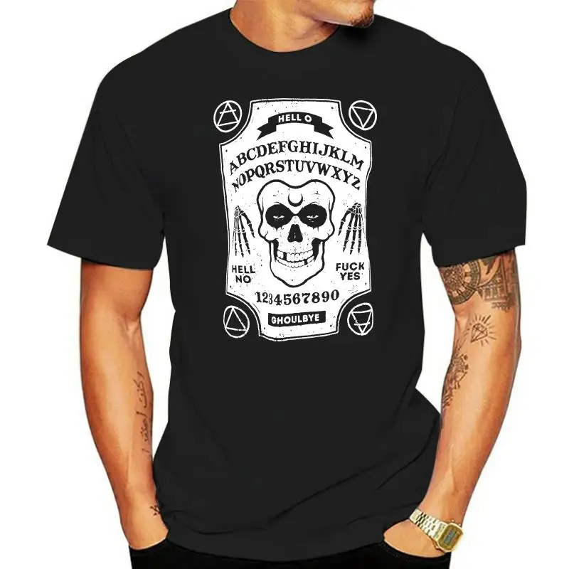 

Футболка Ghoul Ouija Board, новинка, крутые топы, Мужская футболка с коротким рукавом